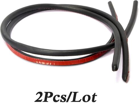 2pcs Car Door Edge Weatherstrip Rubber Sealing B Pillar Noise Windproof Protection Front Auto Sealant Accessories Decorat Strip in Saudi Arabia