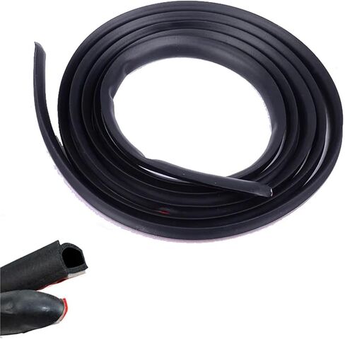 2pcs Car Door Edge Weatherstrip Rubber Sealing B Pillar Noise Windproof Protection Front Auto Sealant Accessories Decorat Strip in Saudi Arabia