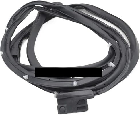Front Rear Left Right Side Door Sealant Waterproof Seal Rubber Strip(Front Right(1PCS)) in Saudi Arabia