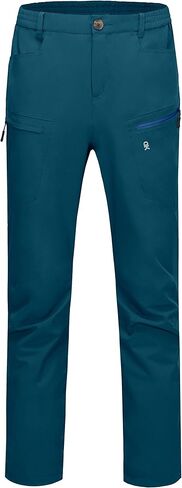 Little Donkey Andy Mens Waterproof Rain Pants Lightweight Breathable Rainproof Pants for Hiking Golf Fishing Black M in Saudi Arabia