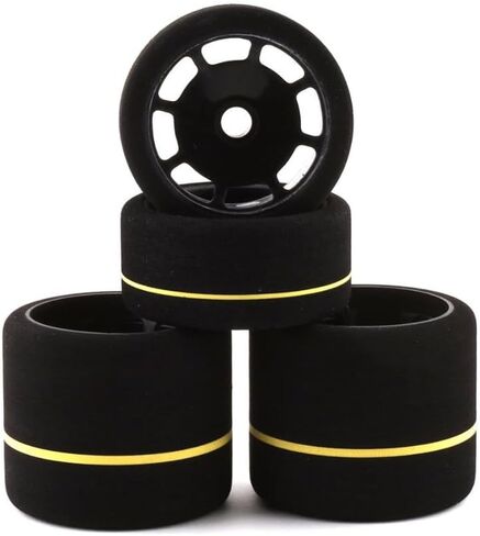 Racing 1/10 Spec Foam Combo Tires (4) (White) in Saudi Arabia