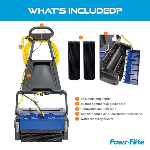 Powr-Flite PFMW14 Automatic Multiwash Scrubber, 650 RPM in Kuwait