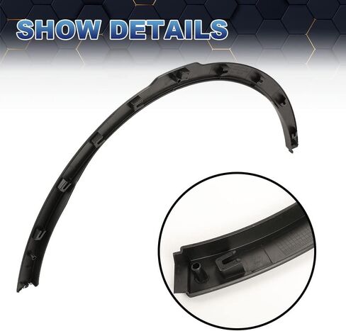 PIT66 Fender Flare، متوافق مع 2012-2017 Land Rover Range Rover Evoque Front Right، استبدال مباشر لما بعد البيع لـ #LR027249 in Saudi Arabia
