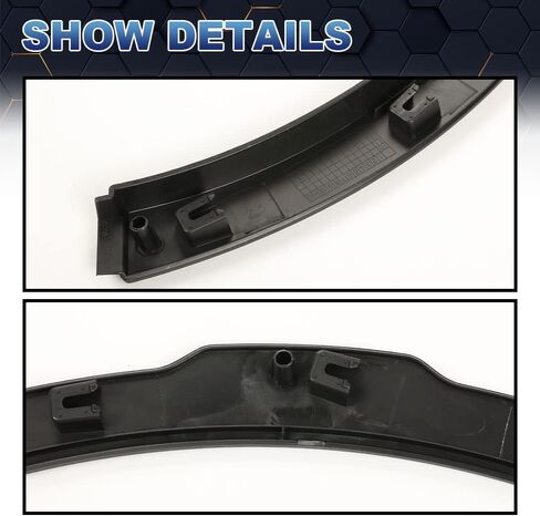 PIT66 Fender Flare، متوافق مع 2012-2017 Land Rover Range Rover Evoque Front Right، استبدال مباشر لما بعد البيع لـ #LR027249 in Saudi Arabia