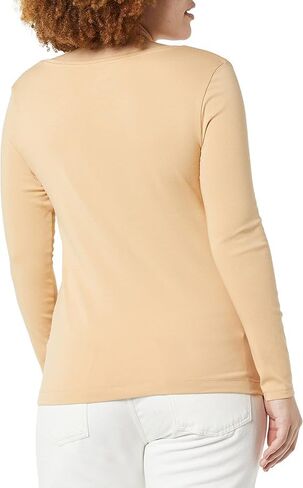 Amazon Essentials Women's Slim-Fit Long Sleeve Square Neck T-Shirt in Kuwait
