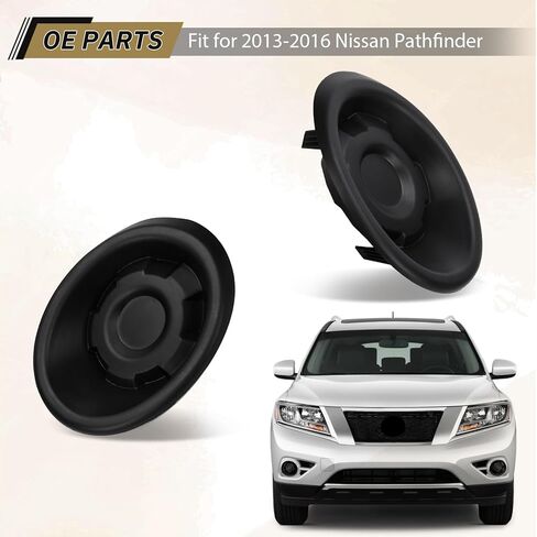 زوج غطاء خفيف للضباب، غطاء ممتص الصدمات متوافق مع 2009-2011 Honda Civic 4 أبواب، غطاء شبكي أمامي سفلي للضباب، استبدال OE # 71108SNAA50، 71106SNAA50 (قطعتان/مجموعة، غير مناسب لبابين كوبيه) in Kuwait
