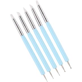 5pcs Soft Tip Embossing Stylus Set Cake Baking Carving Pens for Detailing Pattern Tracing in Saudi Arabia