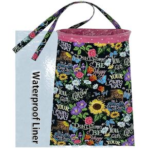 حقيبة قمامة السيارة معلقة بالمقعد الأمامي ووحدة التحكم بمسند رأس المقعد الخلفي - سلة مهملات السيارة مع بطانة مقاومة للماء قابلة لإعادة الاستخدام وأكياس للاستعمال مرة واحدة - سلة نفايات السيارة (أزرق مخضر صغير) in Kuwait