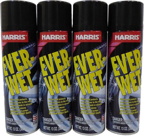 Ever Wet Spray Tire Shine, Silicone Based tire Shine, Non Splatter tire Shine, Aerosol Based, Long Lasting Formula (12 Units/ 1 Box) in Saudi Arabia