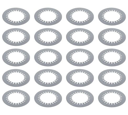 Mytee Products 10 Pack Zinc Coated Replacement Retention Clip Inner Diameter 2-3/4" Inches Compatible with 36" Fifth Wheel Lube Disc in Saudi Arabia