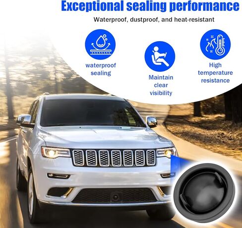 غطاء غطاء غبار المصباح الأمامي 68354272AA، غطاء واقي المصباح الأمامي للسيارة، لغطاء المصابيح الأمامية Jeep Grand Cherokee WK 2017-2022، استبدال رقم الجزء 68354272AA 170086 ﻿﻿﻿﻿ in Kuwait