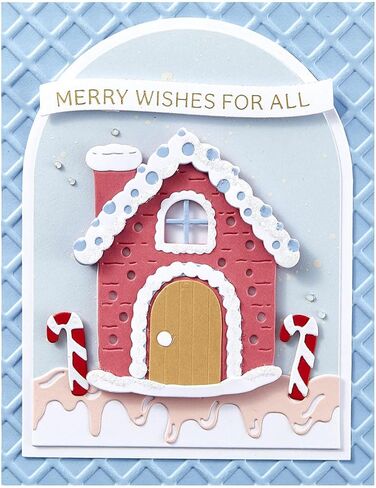 Spellbinders Waffle Cone 3D Embossing Folder, Clear in Saudi Arabia