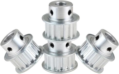 XL19T Alloy Pulley Teeth Pitch 5.08mm Bore 6/8/10-20mm Belt Width 10/15 1Pcs(10mm,19T-Belt Width 10mm) in Saudi Arabia