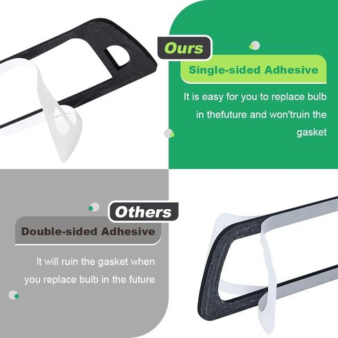 3rd Third Brake Light Seal Gasket Compatible with Dodge Ram 1500 1994 to 2001,Ram 2500 3500 1994 to 2002 Waterproof High Mount Stop Lamp Assembly, Single-sided adhesive Gasket in Kuwait