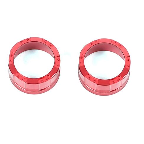 for Hummer EV Accessories Rear Air Conditioner Switch Button Knob Cover,Climate Control Knob Aluminum A/C Decal Trim Rings for Hummer EV SUV Truck 2024 2025+ (Mecha Model Red) in Saudi Arabia