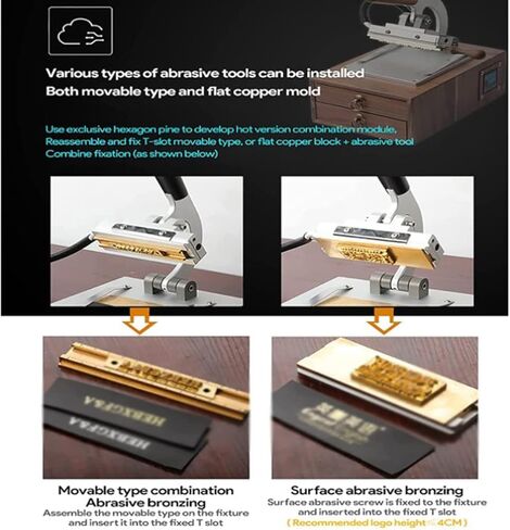 Hot Foil Stamping Machine,Adjustable Pressing Depth Craft Craft Pressing Machine for Paper Creasing Wood Embossing in Saudi Arabia