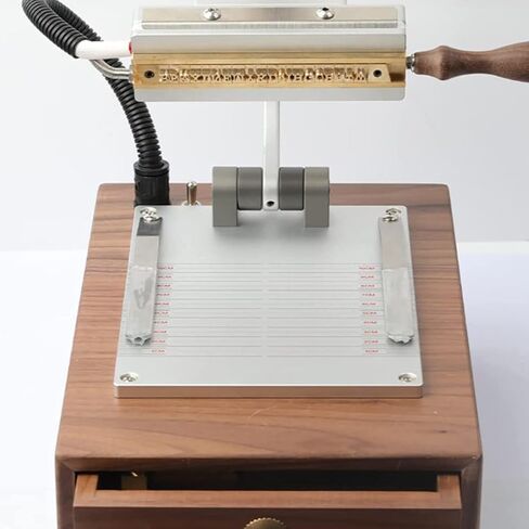 Hot Foil Stamping Machine,Adjustable Pressing Depth Craft Craft Pressing Machine for Paper Creasing Wood Embossing in Saudi Arabia