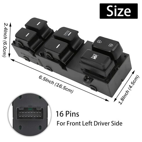 Rldym 93570-B5000 Power Window Switch for Kia Forte 2014 2015 2016 2017 2018 Master Driver Left Side Power Window Lift Electric Control Switch 93570-A7000 in Saudi Arabia