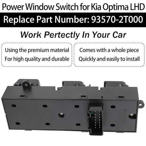 Rldym 93570-B5000 Power Window Switch for Kia Forte 2014 2015 2016 2017 2018 Master Driver Left Side Power Window Lift Electric Control Switch 93570-A7000 in Saudi Arabia