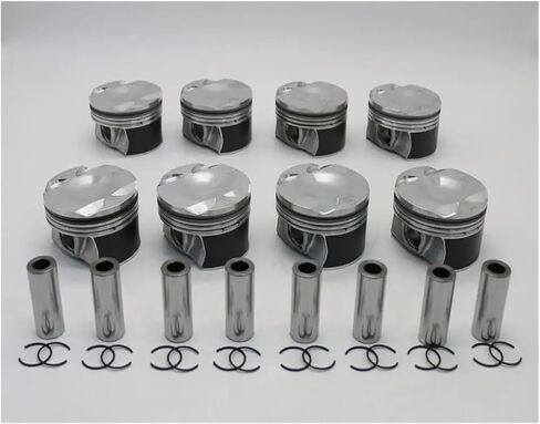 ​Engine Piston Set 8pcs 1770300900/1770300800/1770303200, Compatible For Mercedes-Benz G550/C63/E63/S/GLS63/GLS600/S580/GLE63 2015-2023 M177 4.0T V8​ in Saudi Arabia