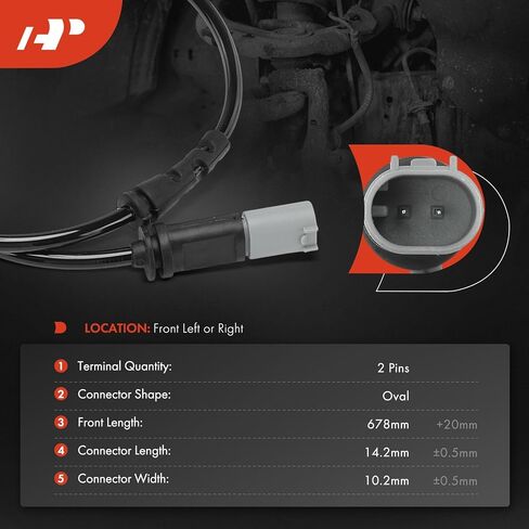 A-Premium Front Driver or Passenger Brake Pad Wear Sensor Compatible with BMW I01 Series i3 2014 2015 2016 in Saudi Arabia
