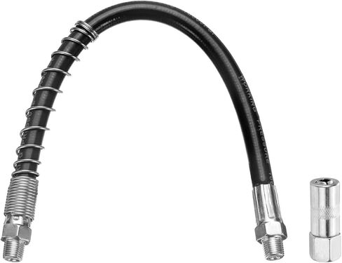 HARFINGTON Grease Gun Hose Kit 23.8" 10000 PSI Spring Flex High Pressure Quick Release Grease with Grease Gun Coupler 1/8" NPT Threads for Grease Gun, Black in Saudi Arabia