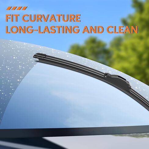 استبدال شفرة ممسحة الزجاج الأمامي HULADAED® لسيارة Honda Pilot 2009 2010 2011 2012 2013 2014 2015، شفرات ممسحة عالية الجودة لجميع المواسم لسيارتي - 22 بوصة + 21 بوصة + 14 بوصة (مجموعة من 3) in Saudi Arabia