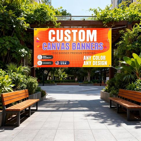 Custom Banners, Banners Custom with Logo Text, Personalized Canvas Signs, Banner Decor for Business, Birthday, Wedding, Graduation & Party Christmas, Create Your Own Banner for Indoor Outdoor in Saudi Arabia