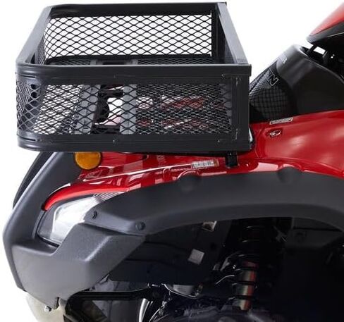 Black Widow ATV Front Storage Rack Steel Mesh Universal Deluxe 300 lb. Capacity, Hardware Included in Saudi Arabia