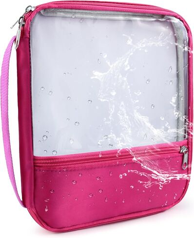 Annmore Carrying Bag Compatible with Leapfrog LeapReader System Learn-to-Read 10 Book Mega Pack, Pink in Saudi Arabia