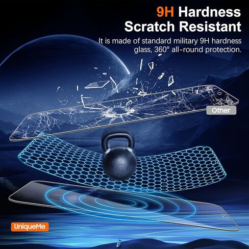 UniqueMe [3-Pack Compatible with Samsung Galaxy S20 FE/Galaxy S20 FE UW Screen Protector HD Tempered Glass [No Bubble][Case Friendly][Fingerprint Support] in Kuwait