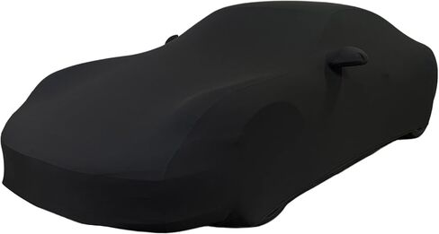 غطاء السيارة الداخلي Porsche 911/718 - مقاس مخصص من الساتان المطاطي Ultraguard متوافق مع 1999-2026 Porsche Coupe Carrera Targa Turbo GTS، Cayman & Boxster - الملاءمة النهائية النهائية (أسود) in Kuwait
