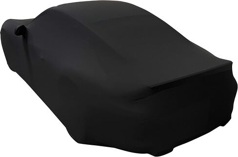 غطاء السيارة الداخلي Porsche 911/718 - مقاس مخصص من الساتان المطاطي Ultraguard متوافق مع 1999-2026 Porsche Coupe Carrera Targa Turbo GTS، Cayman & Boxster - الملاءمة النهائية النهائية (أسود) in Kuwait