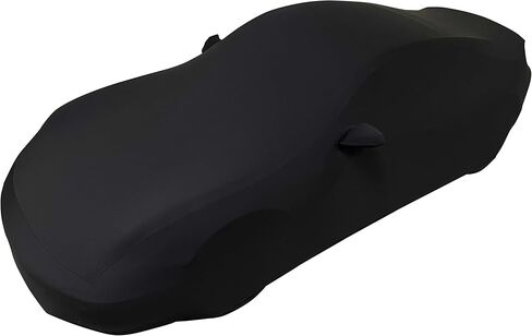 غطاء السيارة الداخلي Porsche 911/718 - مقاس مخصص من الساتان المطاطي Ultraguard متوافق مع 1999-2026 Porsche Coupe Carrera Targa Turbo GTS، Cayman & Boxster - الملاءمة النهائية النهائية (أسود) in Kuwait