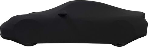 غطاء السيارة الداخلي Porsche 911/718 - مقاس مخصص من الساتان المطاطي Ultraguard متوافق مع 1999-2026 Porsche Coupe Carrera Targa Turbo GTS، Cayman & Boxster - الملاءمة النهائية النهائية (أسود) in Kuwait