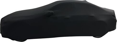 غطاء السيارة الداخلي Porsche 911/718 - مقاس مخصص من الساتان المطاطي Ultraguard متوافق مع 1999-2026 Porsche Coupe Carrera Targa Turbo GTS، Cayman & Boxster - الملاءمة النهائية النهائية (أسود) in Kuwait