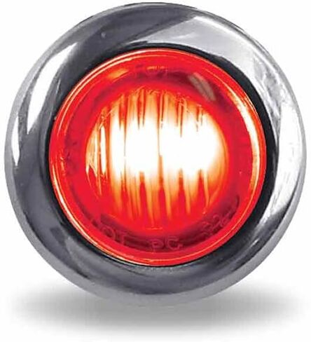 TRUX TLED-BX3AR Marker Light, Mini Button, Dual Revolution, Amber/Red, Led in Saudi Arabia