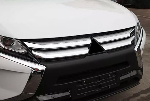For Mitsubishi Eclipse Cross 2018 2019 2020 2021 2022 Chrome Exterior Front Grille Grill Strips in Saudi Arabia