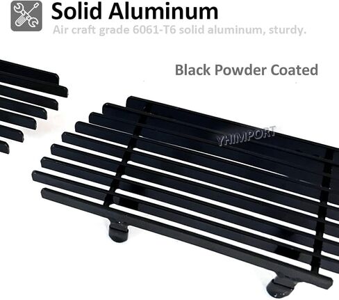 Compatible with Nissan Hardbody Pickup 1995-1997 Aluminum Chrome Horizontal Billet Grille Grill Insert Combo (Chrome/Polished) in Saudi Arabia