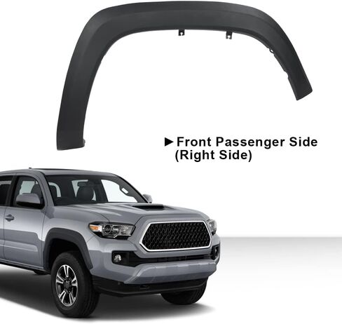 G-PLUS Fender Flares متوافقة مع 2019 2020 2021 Toyota Rav4، OE Style Front Wheel Black Fender Moulding Trim 756010R090,7560142160 (جانب الركاب الأمامي الأيمن) in Saudi Arabia