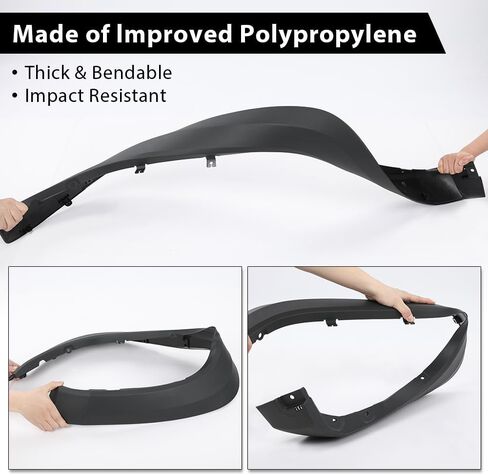 G-PLUS Fender Flares متوافقة مع 2019 2020 2021 Toyota Rav4، OE Style Front Wheel Black Fender Moulding Trim 756010R090,7560142160 (جانب الركاب الأمامي الأيمن) in Saudi Arabia
