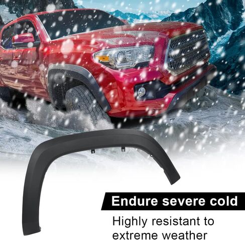 G-PLUS Fender Flares متوافقة مع 2019 2020 2021 Toyota Rav4، OE Style Front Wheel Black Fender Moulding Trim 756010R090,7560142160 (جانب الركاب الأمامي الأيمن) in Saudi Arabia