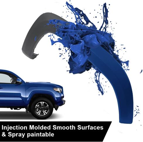 G-PLUS Fender Flares متوافقة مع 2019 2020 2021 Toyota Rav4، OE Style Front Wheel Black Fender Moulding Trim 756010R090,7560142160 (جانب الركاب الأمامي الأيمن) in Saudi Arabia