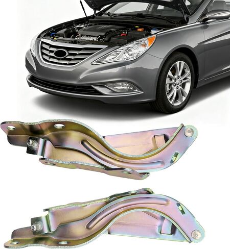 PartsFlow Hood Hinges Driver & Passenger Side 4 Door Compatible With 2011 2012 2013 2014 2015 Hyundai Sonata 2.0L 2.4L Replacement for 791203S000, HY1236129, 791103S000, HY1236130 in Saudi Arabia