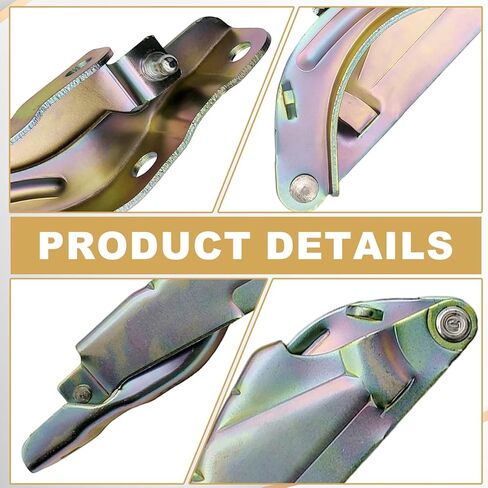 PartsFlow Hood Hinges Driver & Passenger Side 4 Door Compatible With 2011 2012 2013 2014 2015 Hyundai Sonata 2.0L 2.4L Replacement for 791203S000, HY1236129, 791103S000, HY1236130 in Saudi Arabia