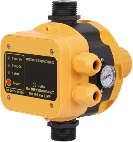 Electric Submersible Pump Automatic Water Pump Pressure Switch Electric Controller W/Gauge Accessories Sump Pump in Saudi Arabia