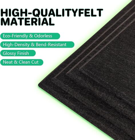 Large Felt Bulletin Board for Walls, 48" x 36" Black Bulletin Board 15 Pack Cork Board with 72 Safe Removable Adhesive Tabs, Bulletin Boards for Home Office Classroom Pin Board in Kuwait