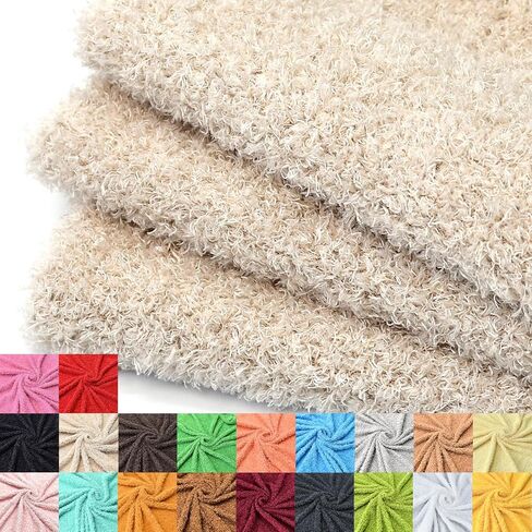 Surf turtle Faux Fur Fabric for Teddy Bears - Soft Craft Material 36''x59'' (Brown, 1 Yard) in Saudi Arabia