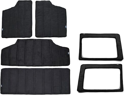 Sound Heat Insulation Pad ，Compatible for Jeep Wrangler JK 4-Door 2012-2017 Car Hardtop Rear Window Ceiling Roof Heat Insulation Cotton Kits in Saudi Arabia