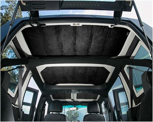 Sound Heat Insulation Pad ，Compatible for Jeep Wrangler JK 4-Door 2012-2017 Car Hardtop Rear Window Ceiling Roof Heat Insulation Cotton Kits in Saudi Arabia
